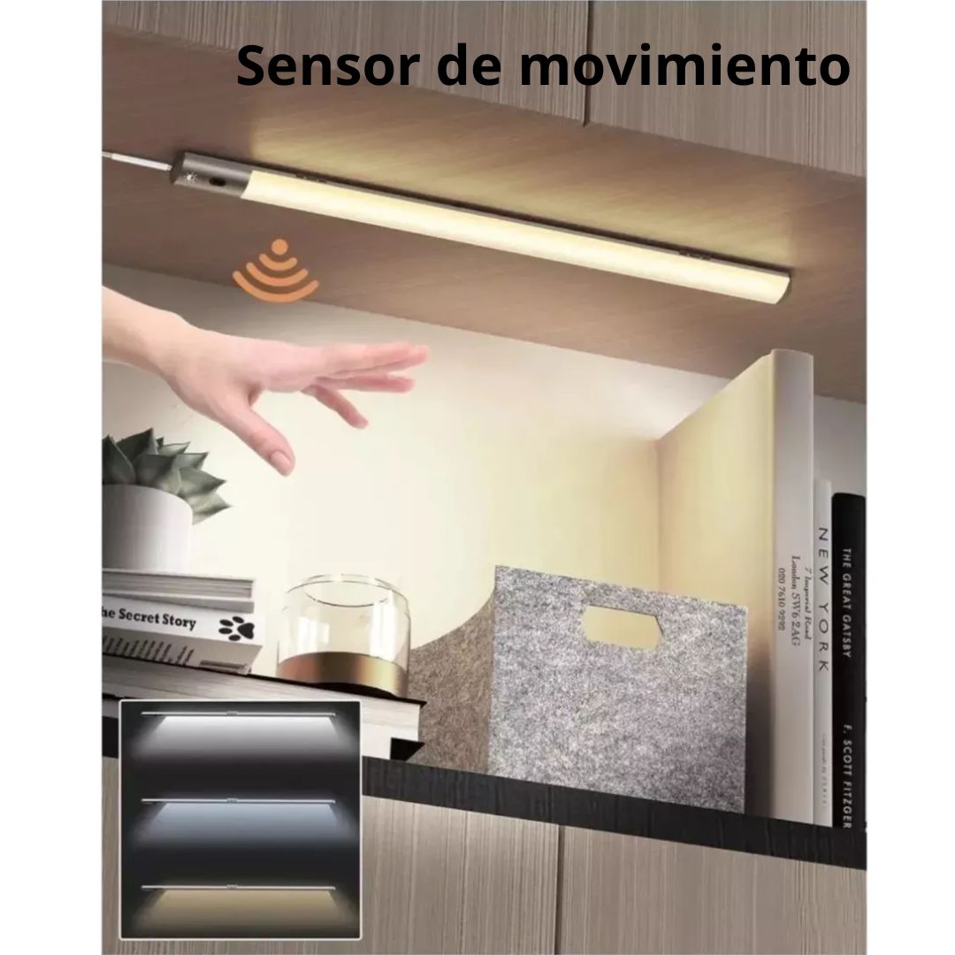 Barra de luz LED 60cm c/sensor de mov. Imantada - Imagen 4